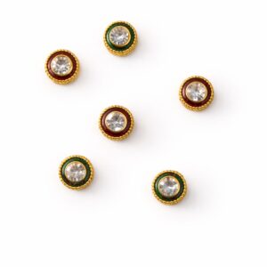 Stone Kundan for Jewellery Making (12Pcs)