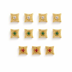 Square AD Stone KUNDAN