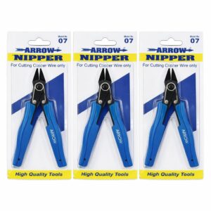 Arrow Nipper Model 07 copper wire cutting tool with blue handle