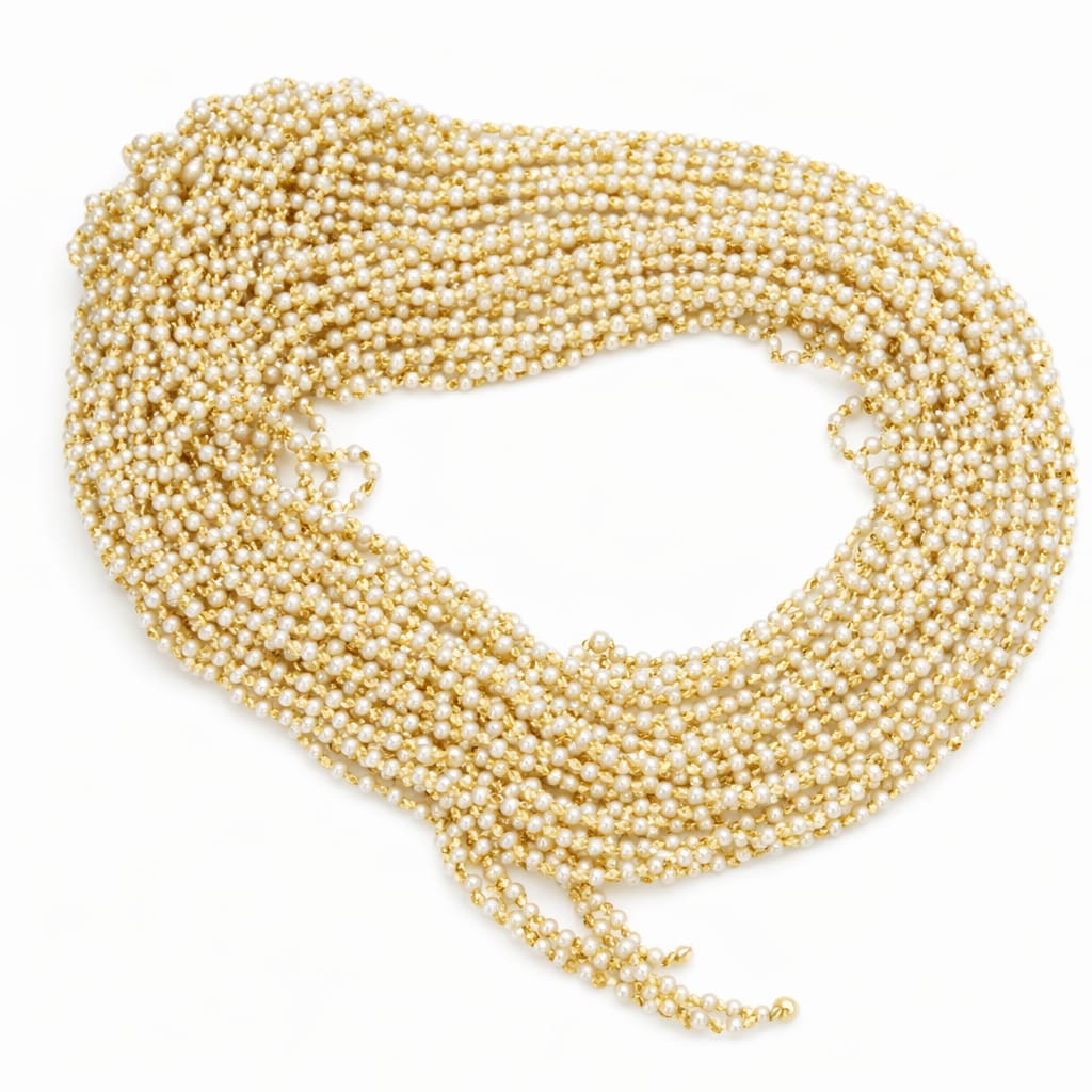 white moti chain