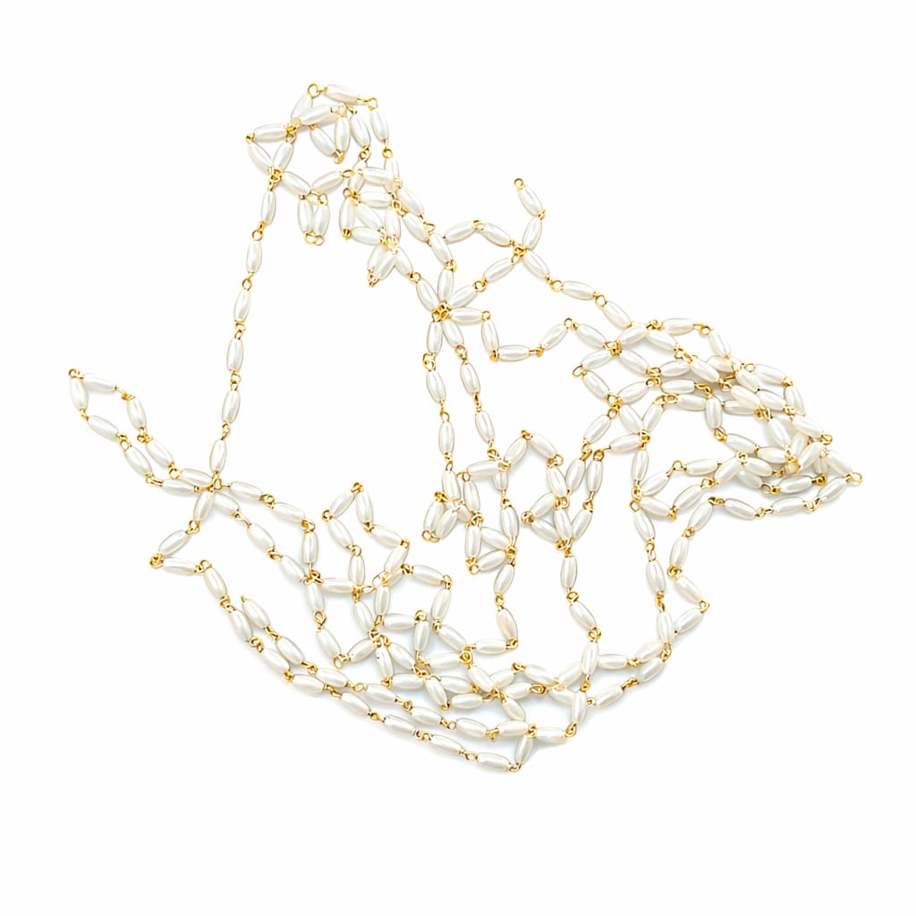 oval moti chain