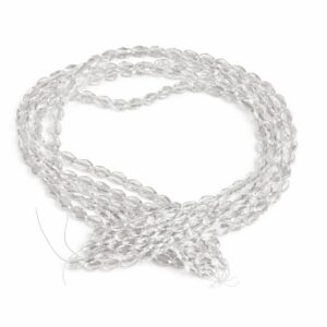 drop shape crystal beads 8 mm
